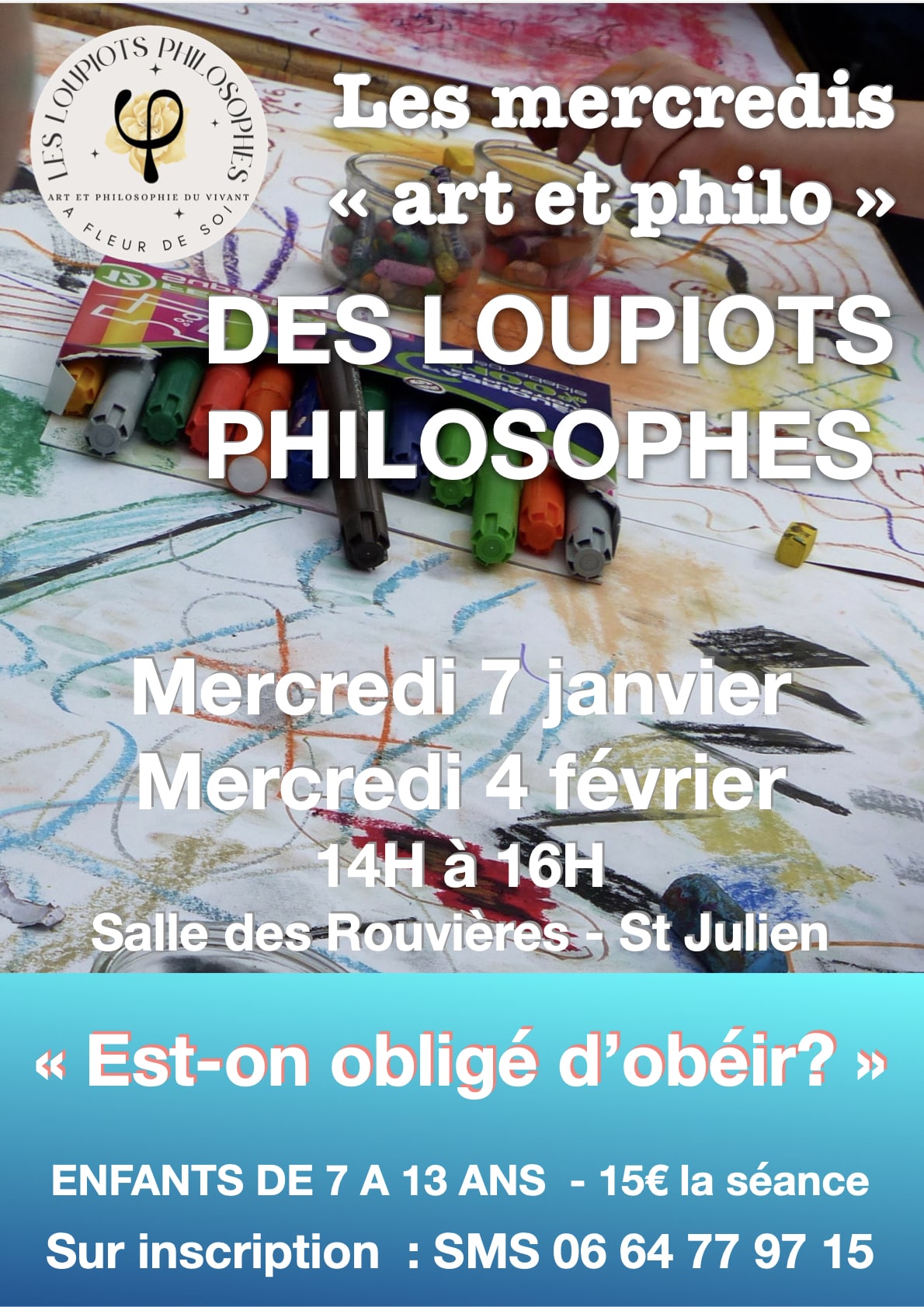 Affiche de l’atelier « Est-on obligé d’obéir ? »