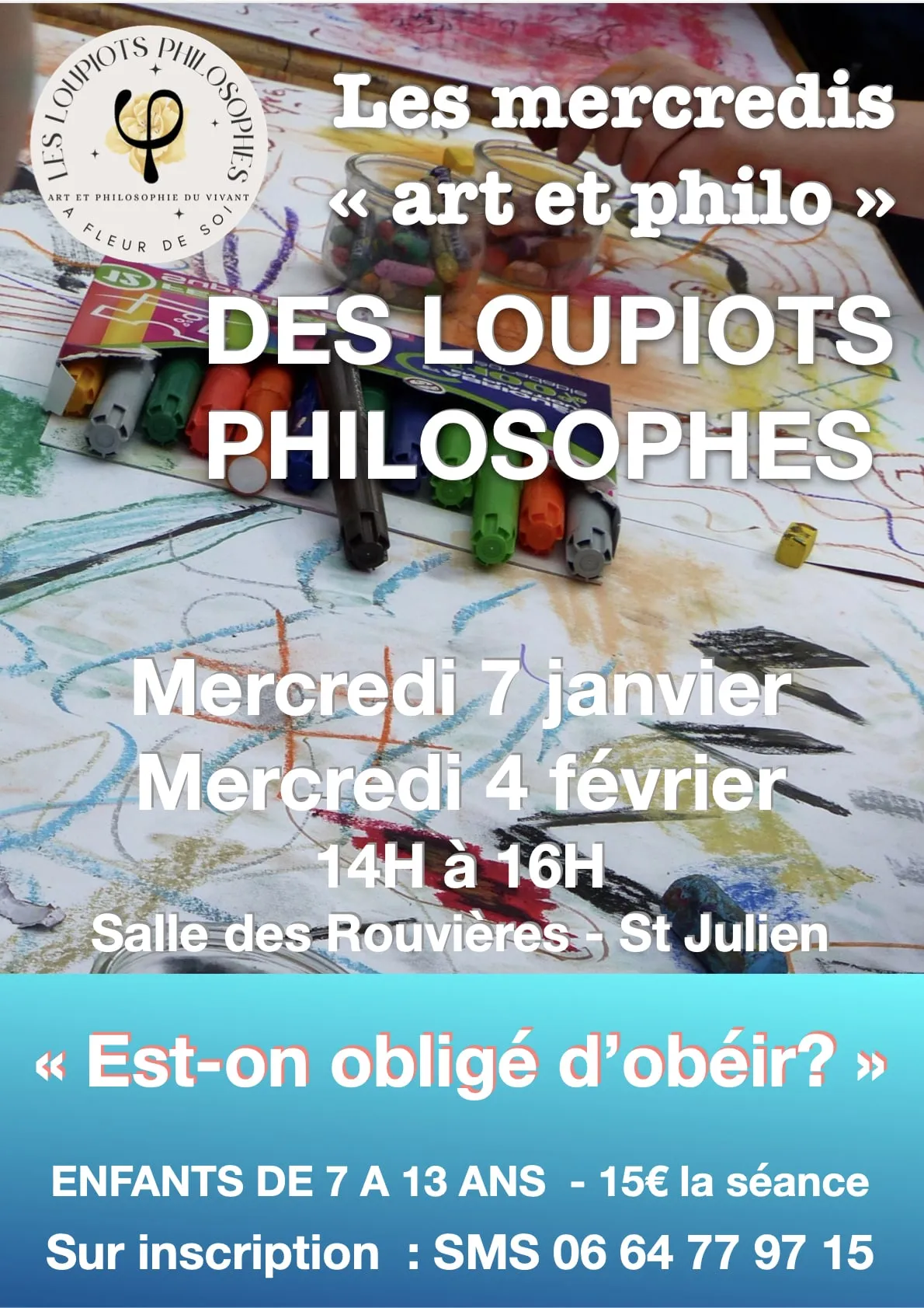 Affiche de l’atelier « Est-on obligé d’obéir ? »