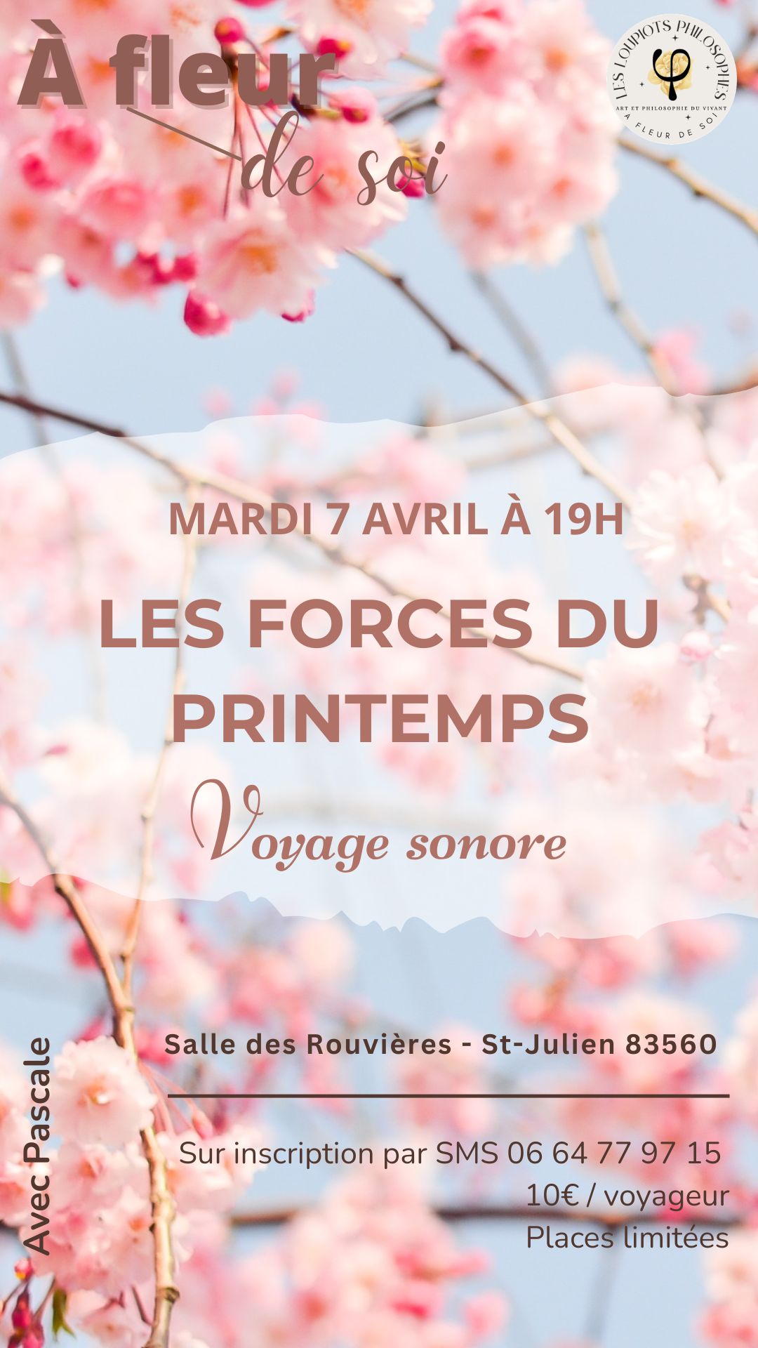 Affiche du voyage sonore « Les forces du printemps »