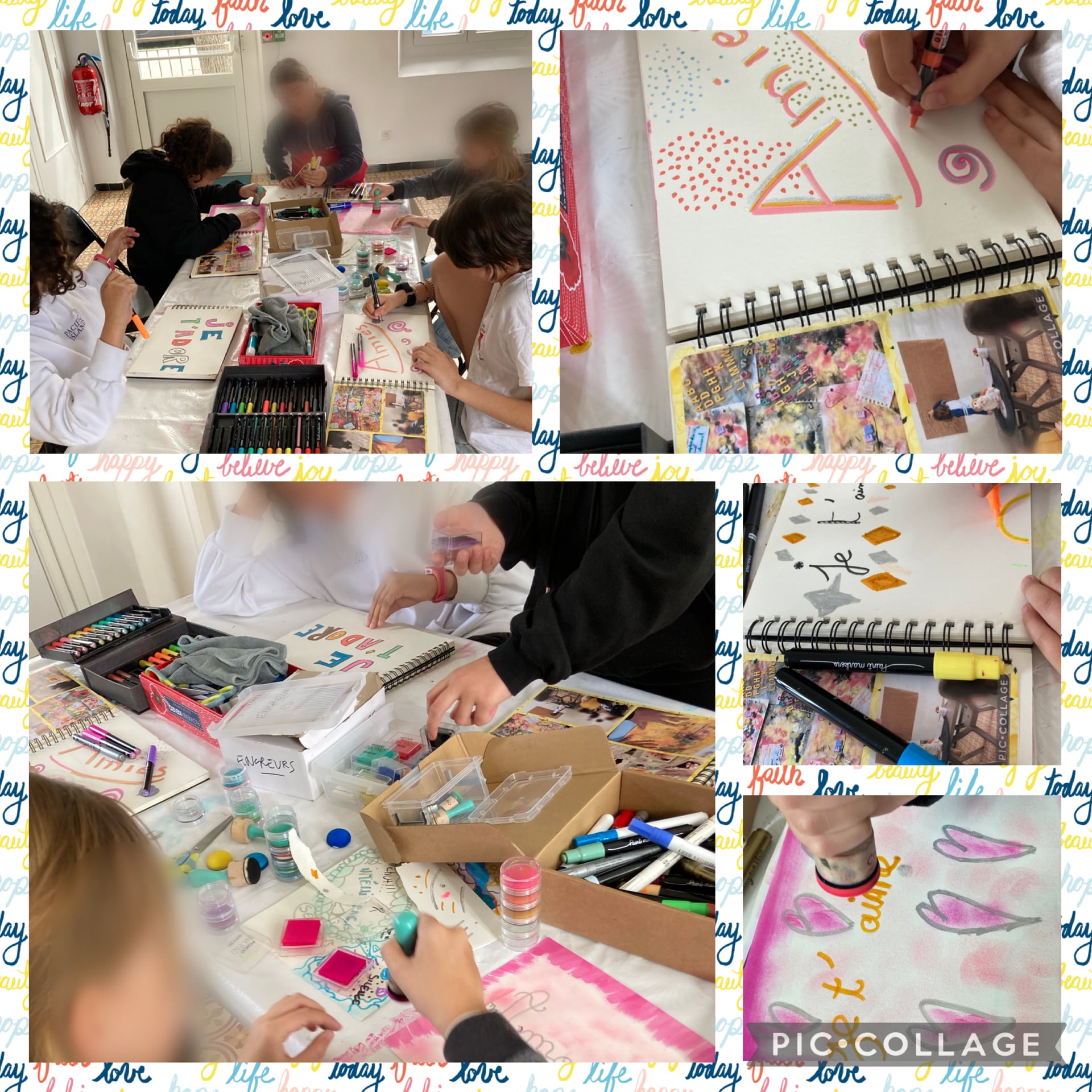 Photos de l’atelier « À quoi servent les mots ? »